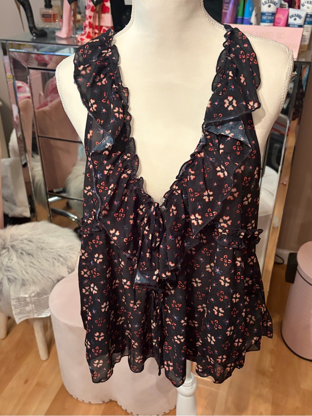 NWT Free People Fearless Knit Tank in Night Sky Combo Size M - Picture 14 of 14